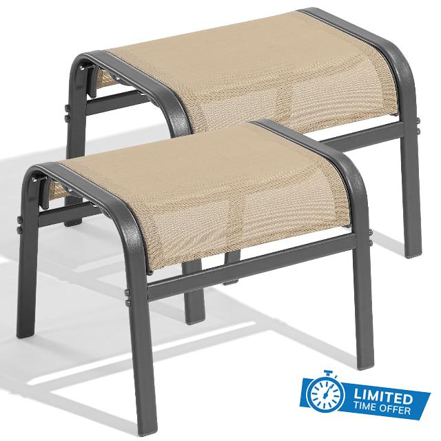 Outdoor Ottoman Set of 2