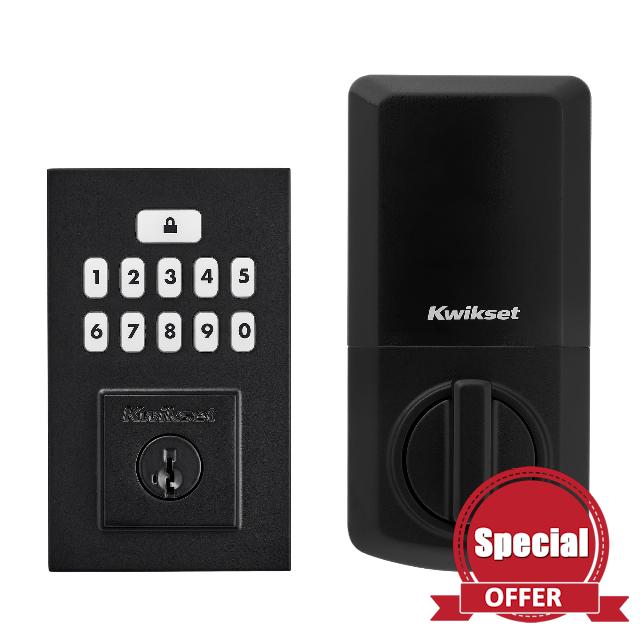 Kwikset SmartCode 260 Keyless Entry Electronic Keypad Deadbolt Door Lock with Auto-Lock