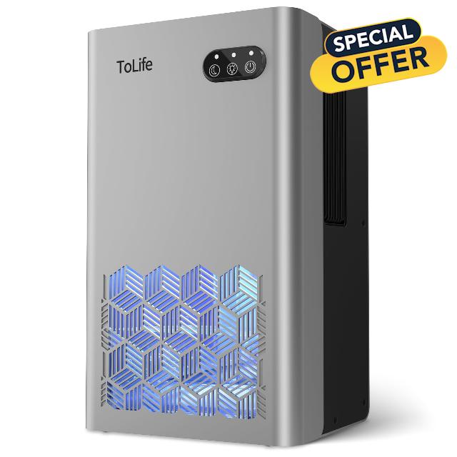 ToLife Dehumidifiers for Home 95 OZ Water Tank