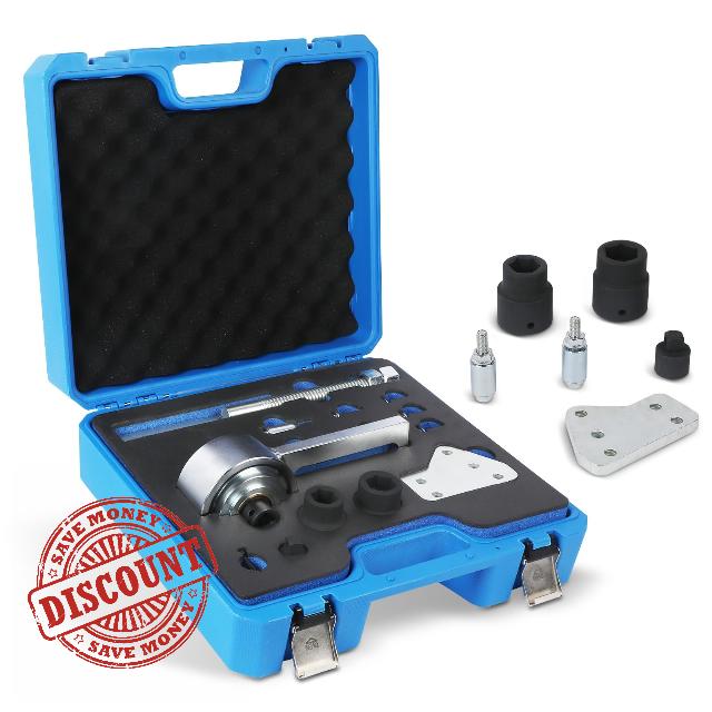 Torque Multiplier Set for Ford 1.0L/1.1L Ecoboost/Duratec Engine Crankshaft Belt Pulley Removal Tool 1: 5 Labor Saving & 1/2" Drive 1500Nm Bolt/Nut Remover Compatible with Ford 1.0L 1.1L 2.0L Engines