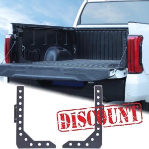 Car Bed Channel Stiffeners Rear Bed Channel Supports Bracket Compatible with Toyota Tundra 2022-2025 Pickup Truck Reinforces Cargo Trunk Bed For Heavy Loads & Towing | No Drilling Required Accessories