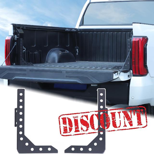 Car Bed Channel Stiffeners Rear Bed Channel Supports Bracket Compatible with Toyota Tundra 2022-2025 Pickup Truck Reinforces Cargo Trunk Bed For Heavy Loads & Towing | No Drilling Required Accessories