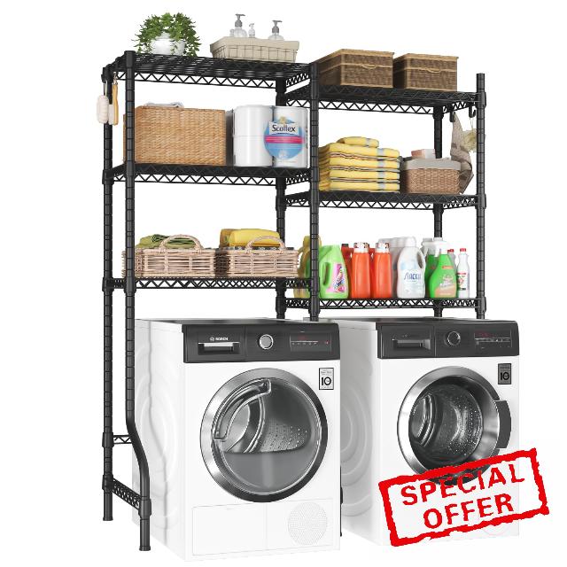 U15 Over Washer and Dryer Storage Shelves