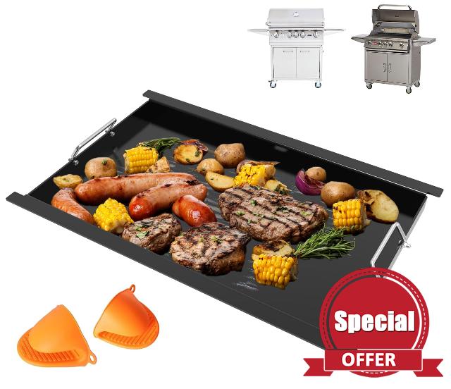 16517 Flat Top Griddle Insert for Bull Grill 4 Burner Angus 41628 47628 41629