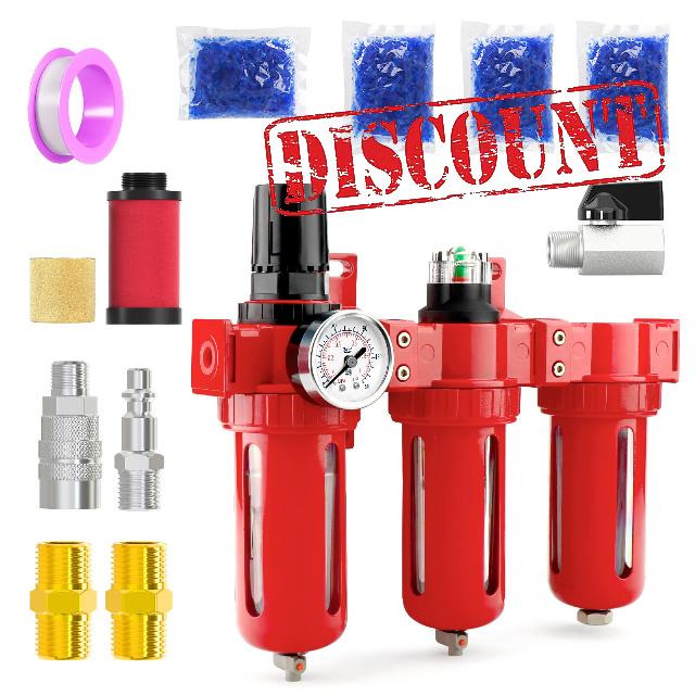 3 Stage Aluminium Air Drying System 1/4" NPT