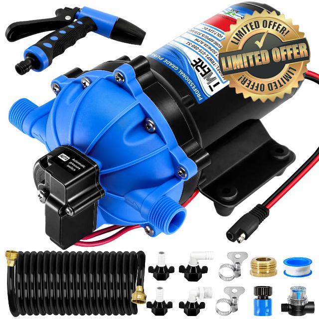 7.5 GPM 80 PSI Washdown Deck Wash Pump Kit
