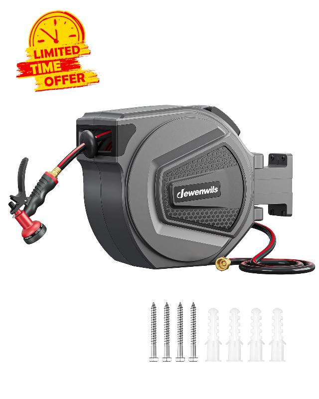 DEWENWILS Retractable Garden Hose Reel