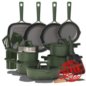 CAROTE 31PCS Pots and Pans Set