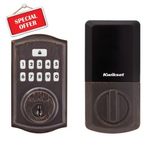 Kwikset SmartCode 260 Keyless Entry Electronic Keypad Deadbolt Door Lock with Auto-Lock