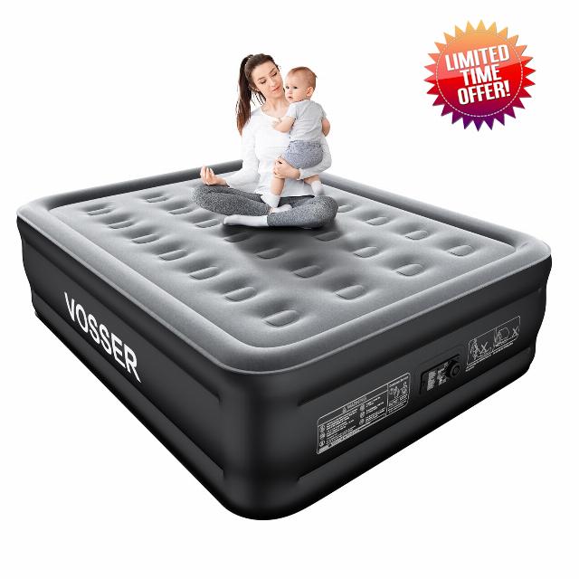 Air Mattress Full with Built in Pump