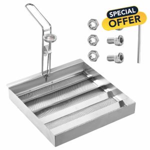 Commercial Deep Fryer Filter AF45 – 13.75" x 13.75" Stainless Steel Mesh Skimmer Strainer