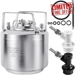 New 1.6 Gallon Ball Lock Keg