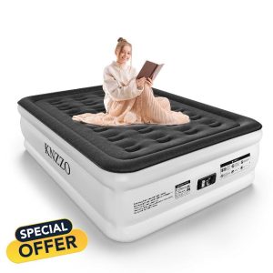 Full Air Mattress with Built-in Pump