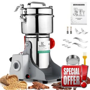 Electric Grain Mill Grinder-800g 110V 3000W Performance Grain Mill