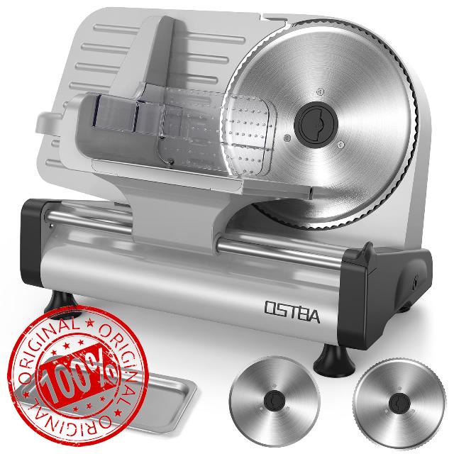 OSTBA Electric Meat Slicer with 200W DC Motor