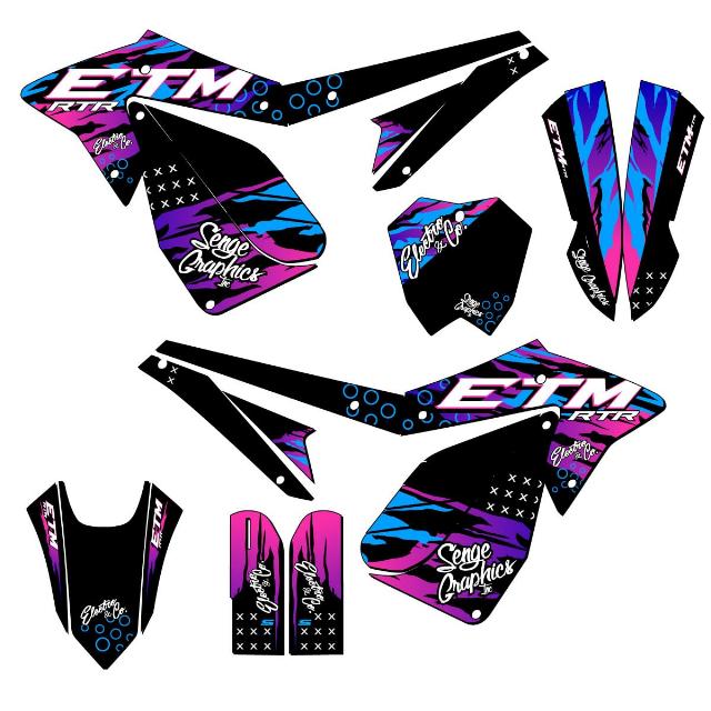 ETM RTR Baskin Standard Senge Graphics Without Rider I.D. Compatible with Electro & Co