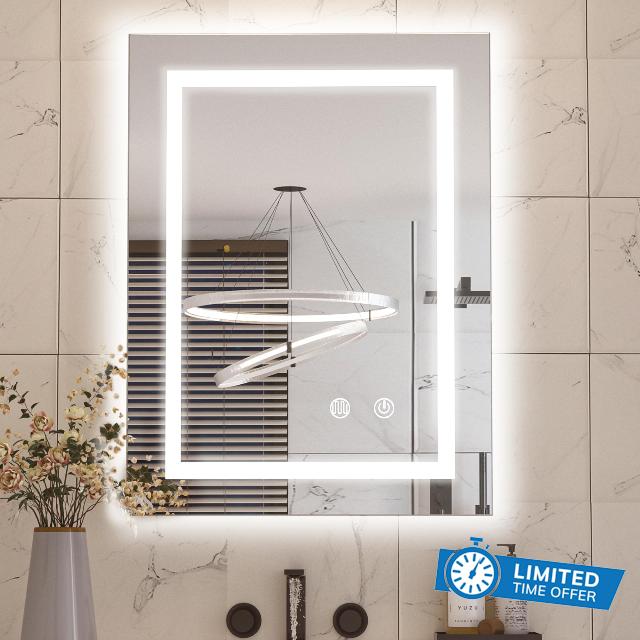 24"x32" LED Bathroom Mirror with Lights