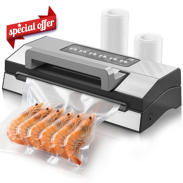Upgraded Dry & Moist Food Modes Food Vacuum Sealer