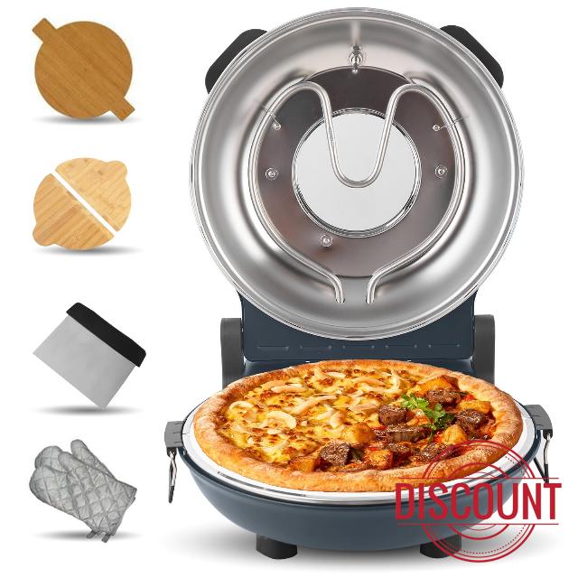 KLAIF Pizza Oven -12 Inch Countertop Electric Pizza Maker