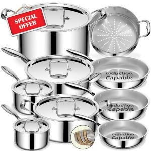 Umite Chef Stainless Steel Cookware Set
