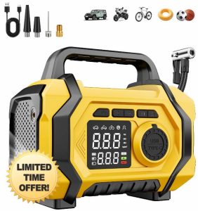 Tire Inflator Portable Air Compressor
