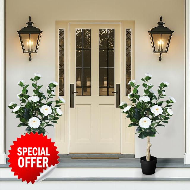 3FT Artificial Camellia Tree