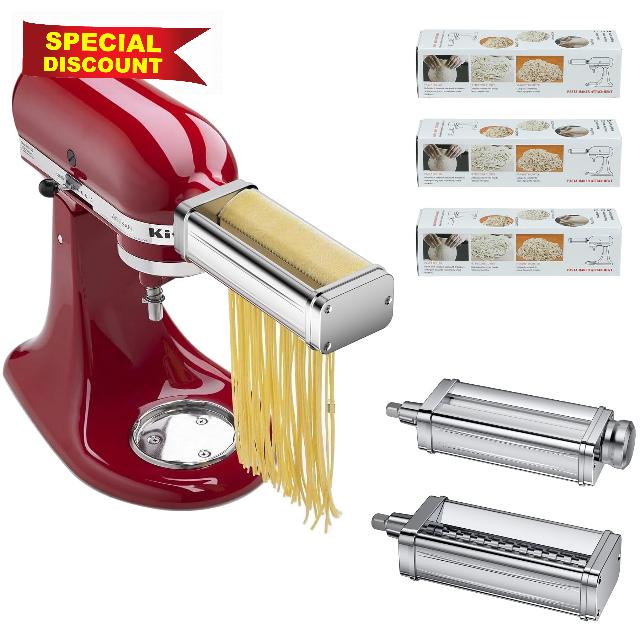 Pasta Maker Attachments Set for all KitchenAid Stand Mixer