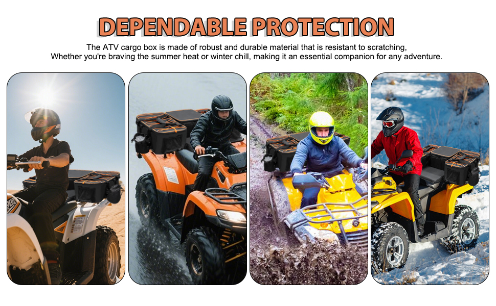 MYDAYS ATV Rear Rack Bag