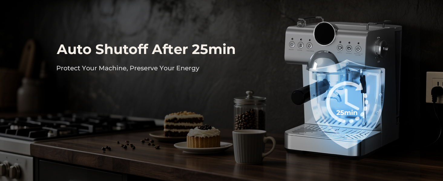 espresso machine with milk frother