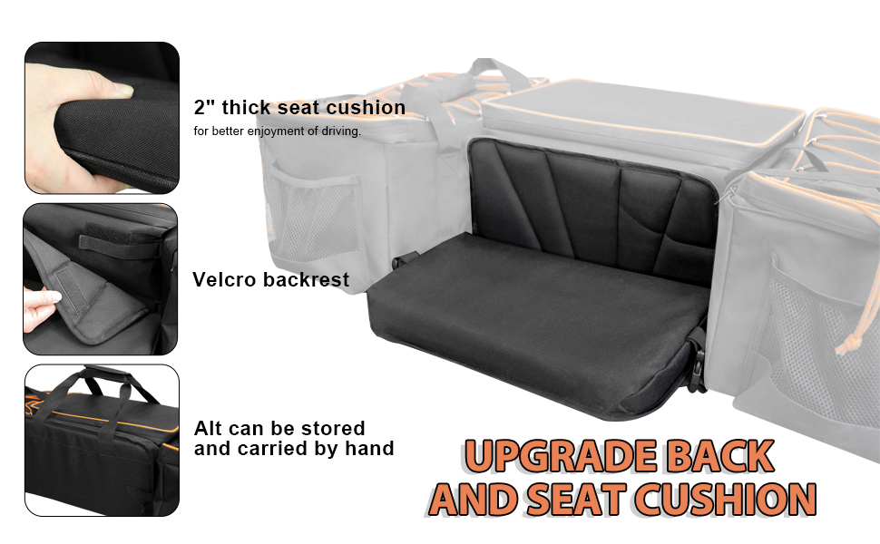 MYDAYS ATV Rear Rack Bag