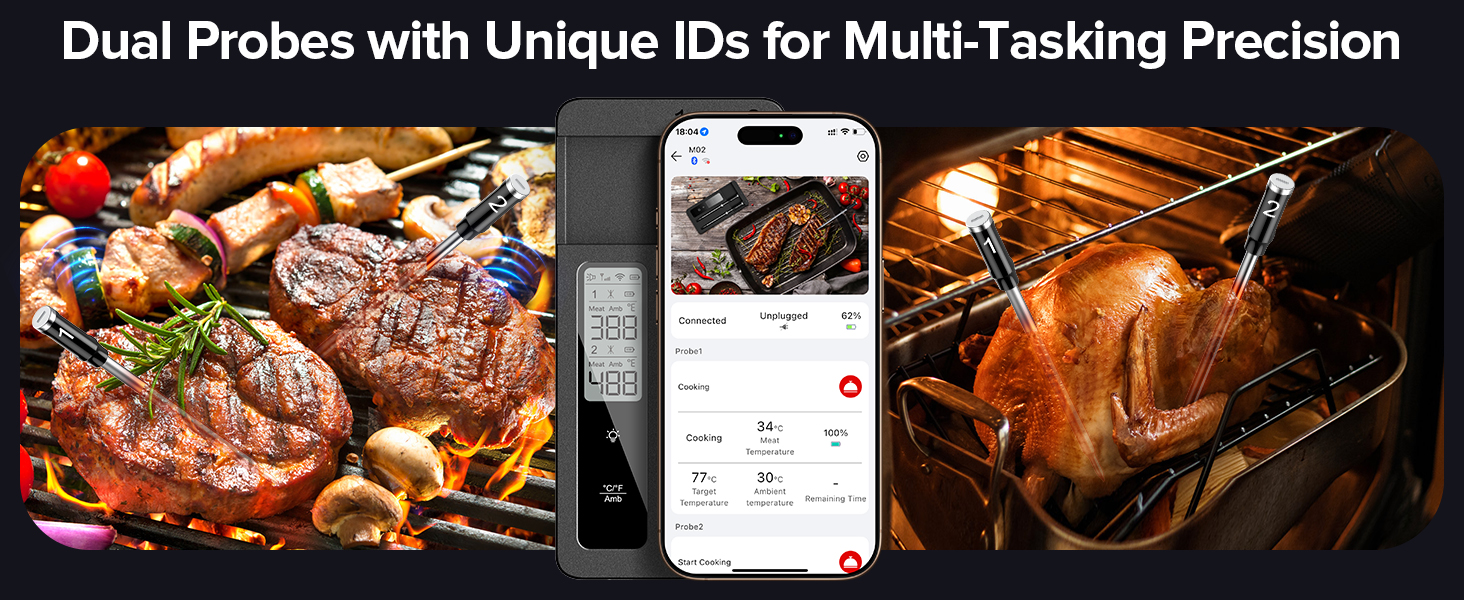 Wireless Meat Thermometer