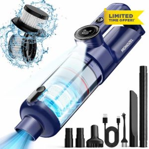 Handheld Vacuum Cordless - 15kPa Strong Suction Car Vacuum Cleaner with Brushless Motor
