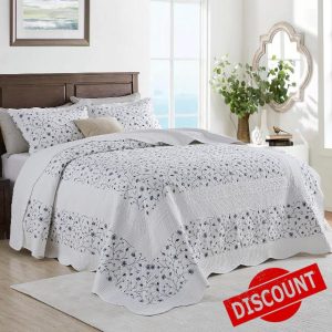 Oversized King Bedspreads 128x120 Extra Wide - California King Quilt Sets