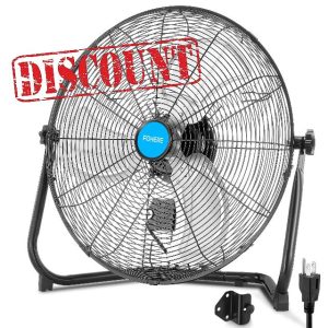 FOHERE 20" High Velocity Floor Fan