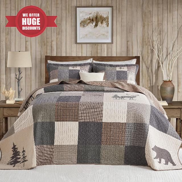 Oversized King Bedspreads 128x120