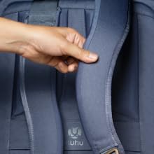 Close up of inside of backpack