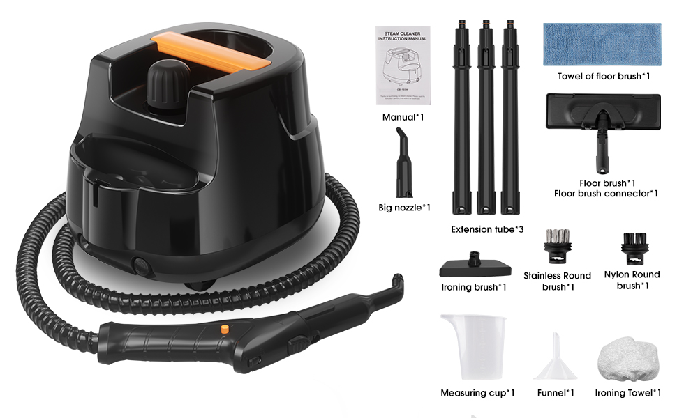 canister steam cleaners