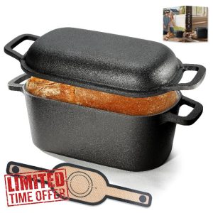 Dutch Oven Pot with Lid for Bread Baking