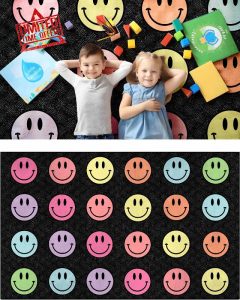 OLEEK Large Classroom Rug Elementary 5x7 - Classroom Rugs for Kids Room - Classroom Carpet Elementary - Kids playroom Rug 5 x 7 - Preschool Rugs for Classroom - Schoolgirl Style Classroom Decor