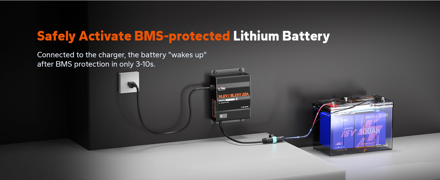 20A Mountable Lithium Battery Charger