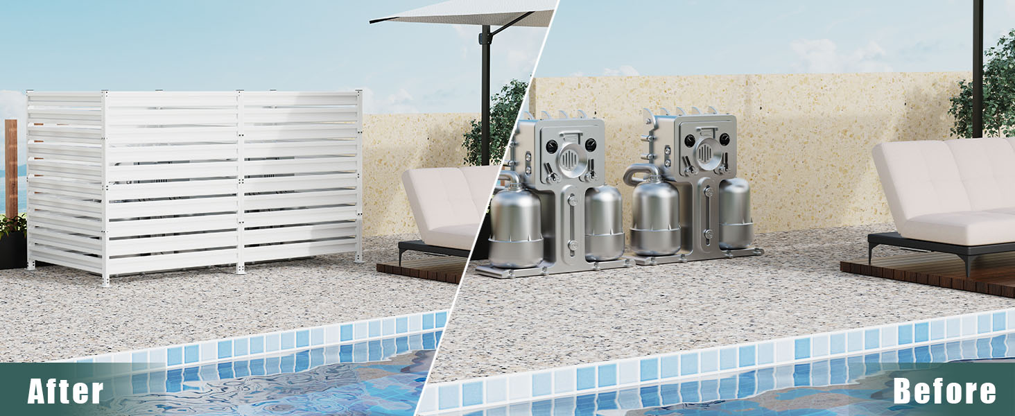 air conditioner fence