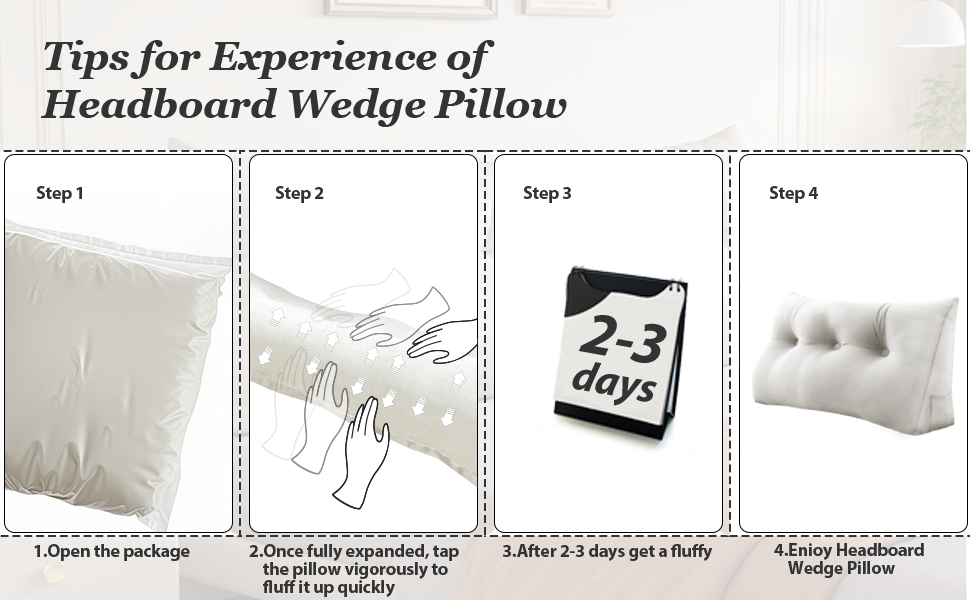 head board pillow wedge