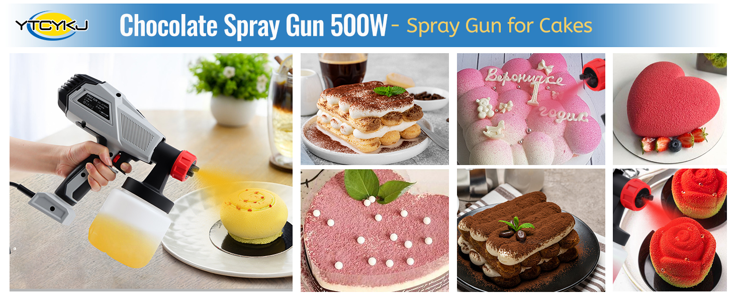 Chocolate Spray Gun 500W