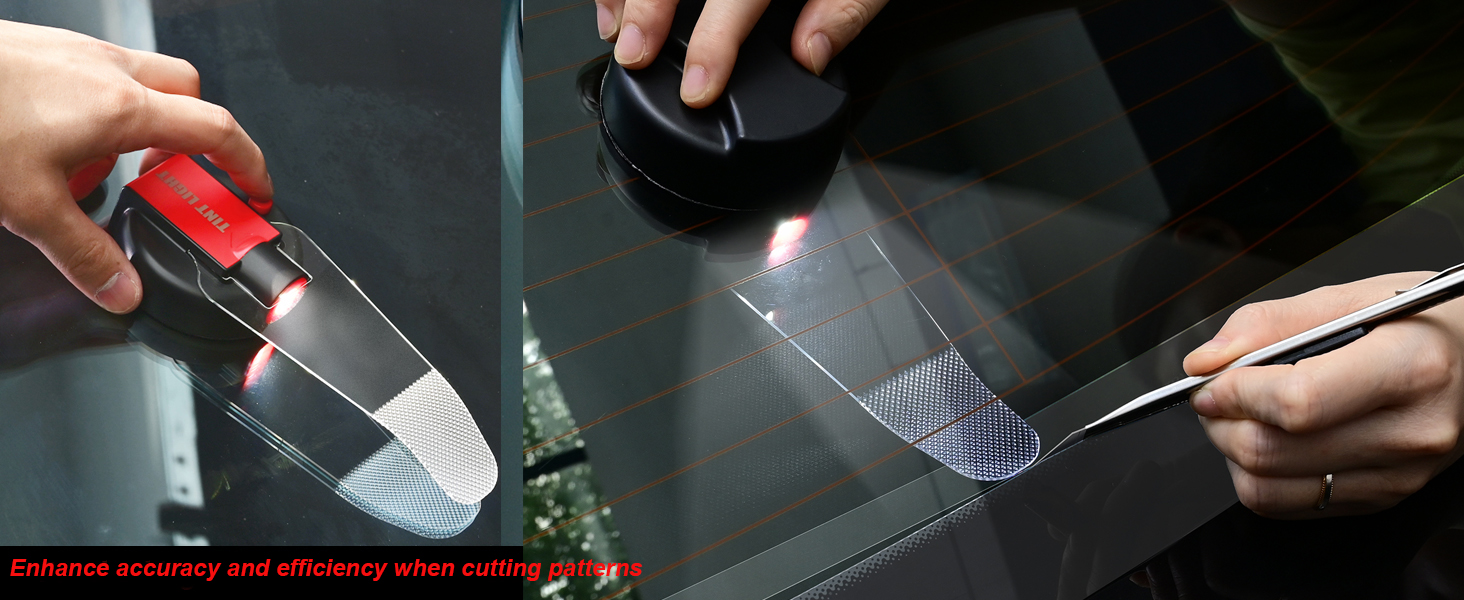 window tint cutting light