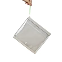 side view of backpack with water bottle inside pocket