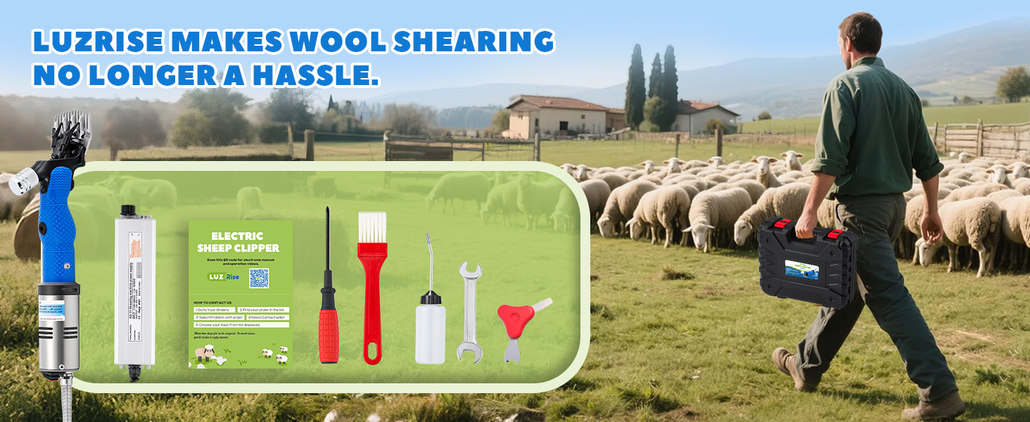 large sheep shears