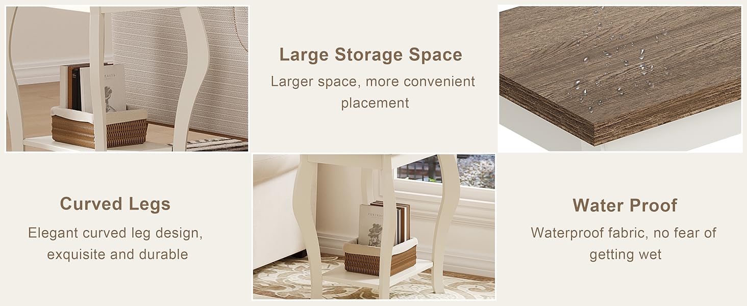 end tables living room set of 2