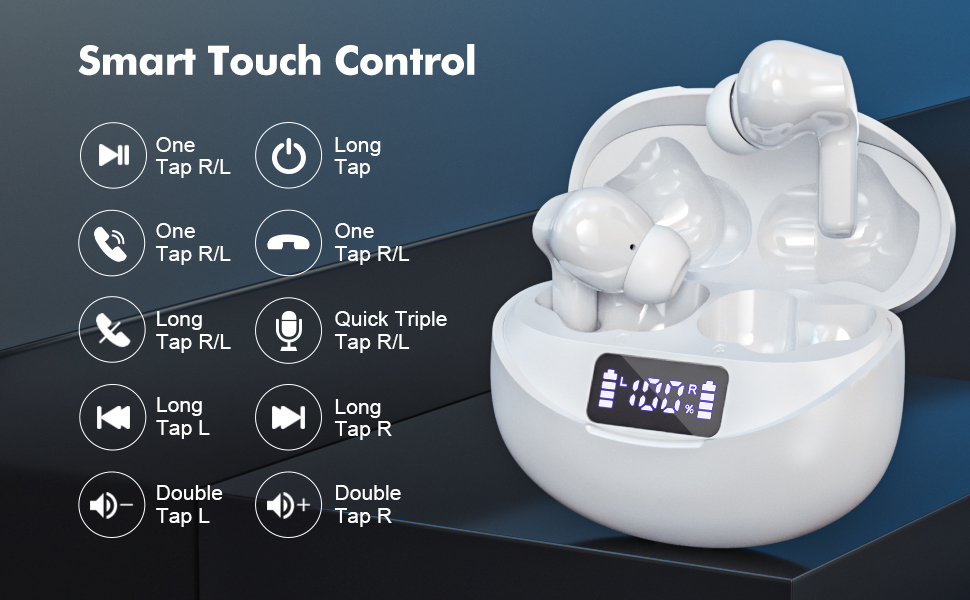 headphones with complete accessories suite