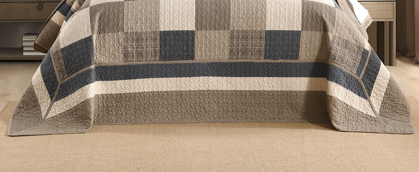 oversized cotton bedspread