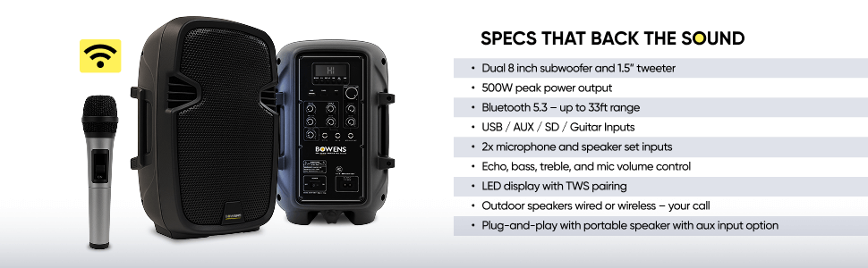 bluetooth party speaker